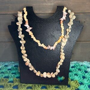 3/$10 Set Of Two Seashell Necklaces